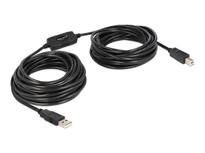 DELOCK USB Kabel A -> B St/St 11.00m aktiv sw - 82915