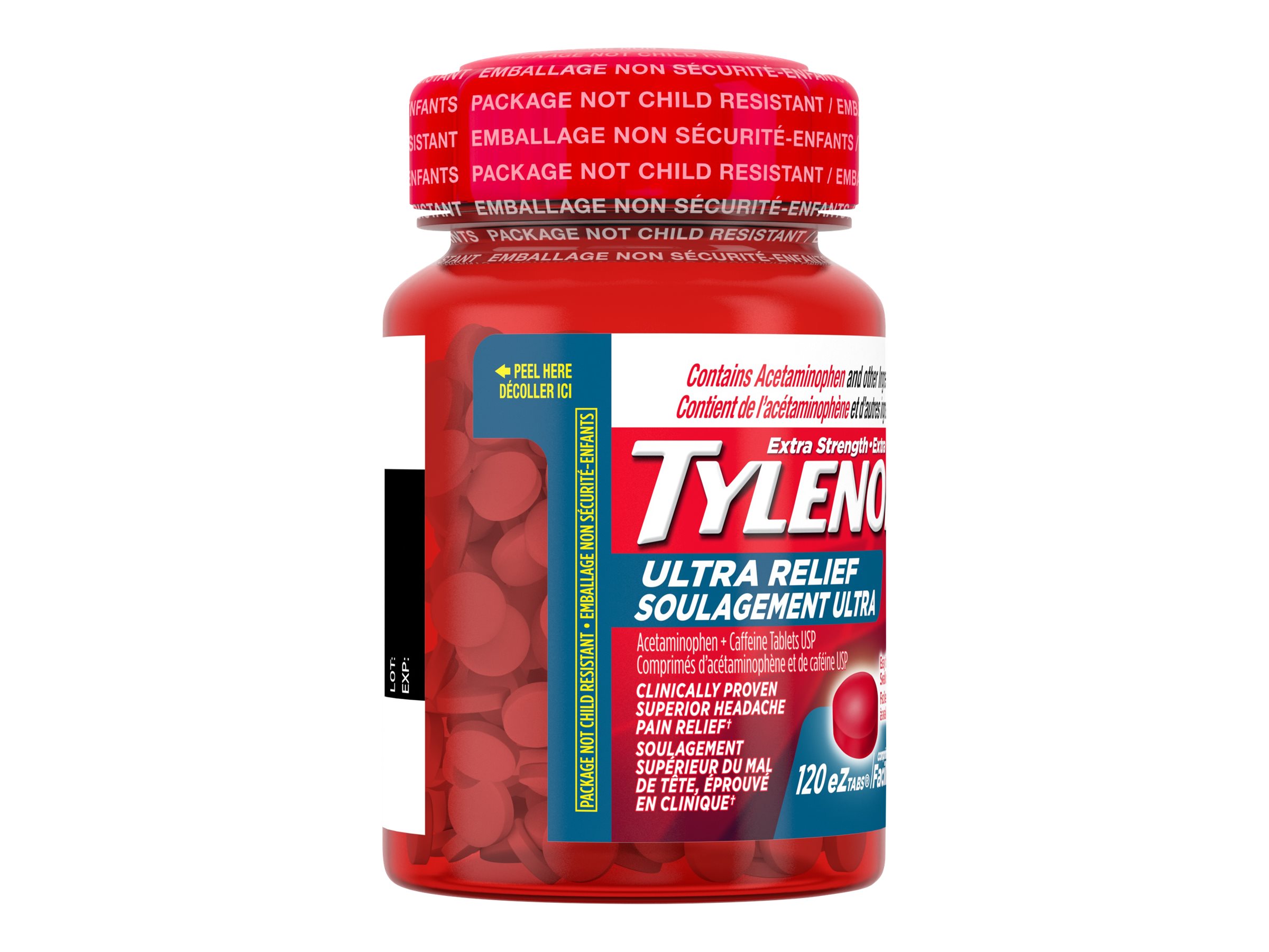 Tylenol* Extra Strength Ultra Relief - 120s� �