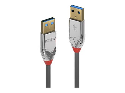 LINDY USB 3.0 Kabel Typ A/A Cromo Line M/M 0.5m - 36625