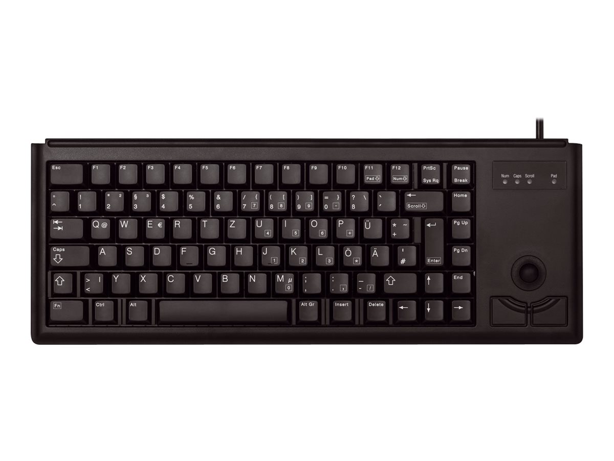 An image of CHERRY G84-4400 Compact Keyboard - keyboard - UK - black Input Device