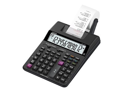 Casio HR-170RC Printing calculator LCD 12 digits battery