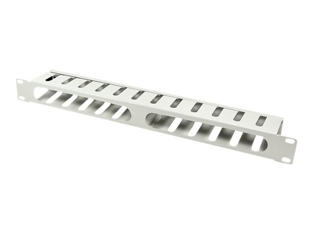 LogiLink ORCC01G Kabel-Organizer 1U 19" Hellgrau, RAL 7035