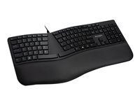 Kensington Pro Fit Ergo Wired Keyboard Keyboard USB US black
