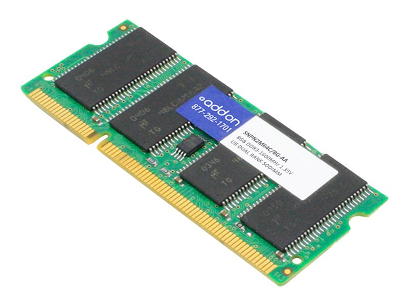 AddOn - DDR3 - module - 8 GB - SO-DIMM 204-pin - 1600 MHz / PC3-12800 - unbuffered