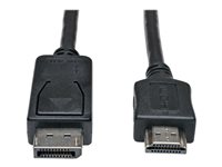Eaton Tripp Lite Series Videoadapterkabel DisplayPort / HDMI 91cm Sort 