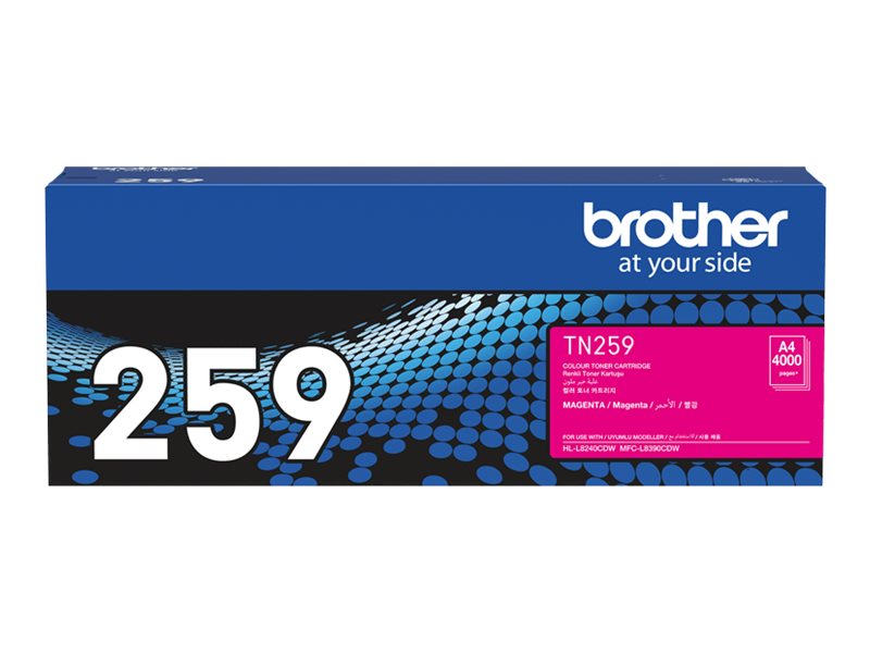 Brother TN259M Ultra High Yield magenta original toner Package view Front 80460