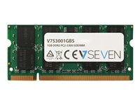 V7 DDR2  1GB 667MHz  Ikke-ECC SO-DIMM