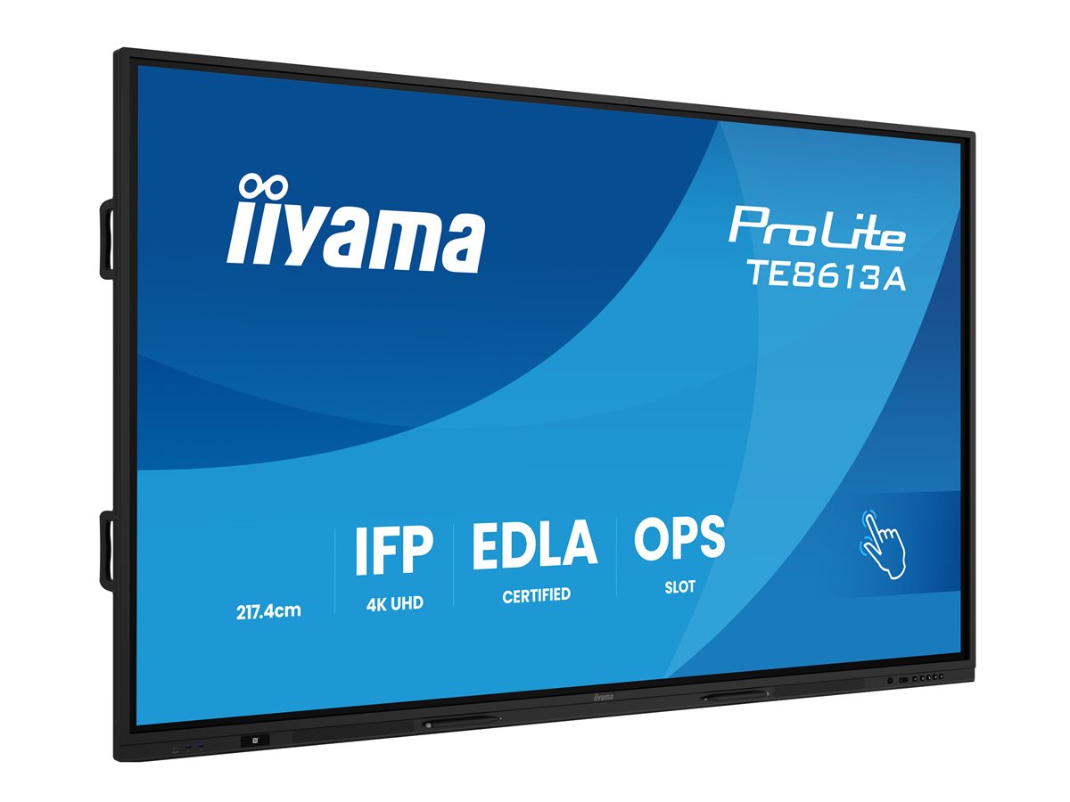 iiyama ProLite TE8613A-B3AG 86" Třída (85.6" zobrazitelný) displej LCD s LED podsvícením - 4K - pro digital signage / interaktivní komunikace – foto 3