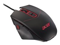 Acer Nitro Mouse (NMW120) Optisk Kabling Sort Rød