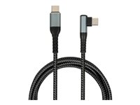 iBOX USB 2.0 USB Type-C kabel 2m Sort Grå