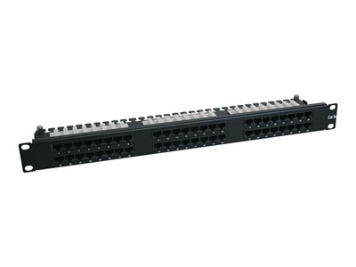Tripp Lite 48-Port Cat6 Cat5 Patch Panel High Density 110 Punch down Rackmount 1URM TAA