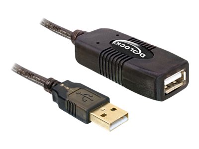 DELOCK Kabel USB 2.0 Verlaeng. aktiv 15m - 82689