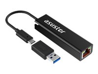 ASUSTOR Netværksadapter USB-C 3.2 Gen 1 2.5Gbps Kablet