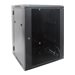 Intellinet 19 Double Section Wallmount Cabinet, 9U, 550mm depth, Assembled, Black