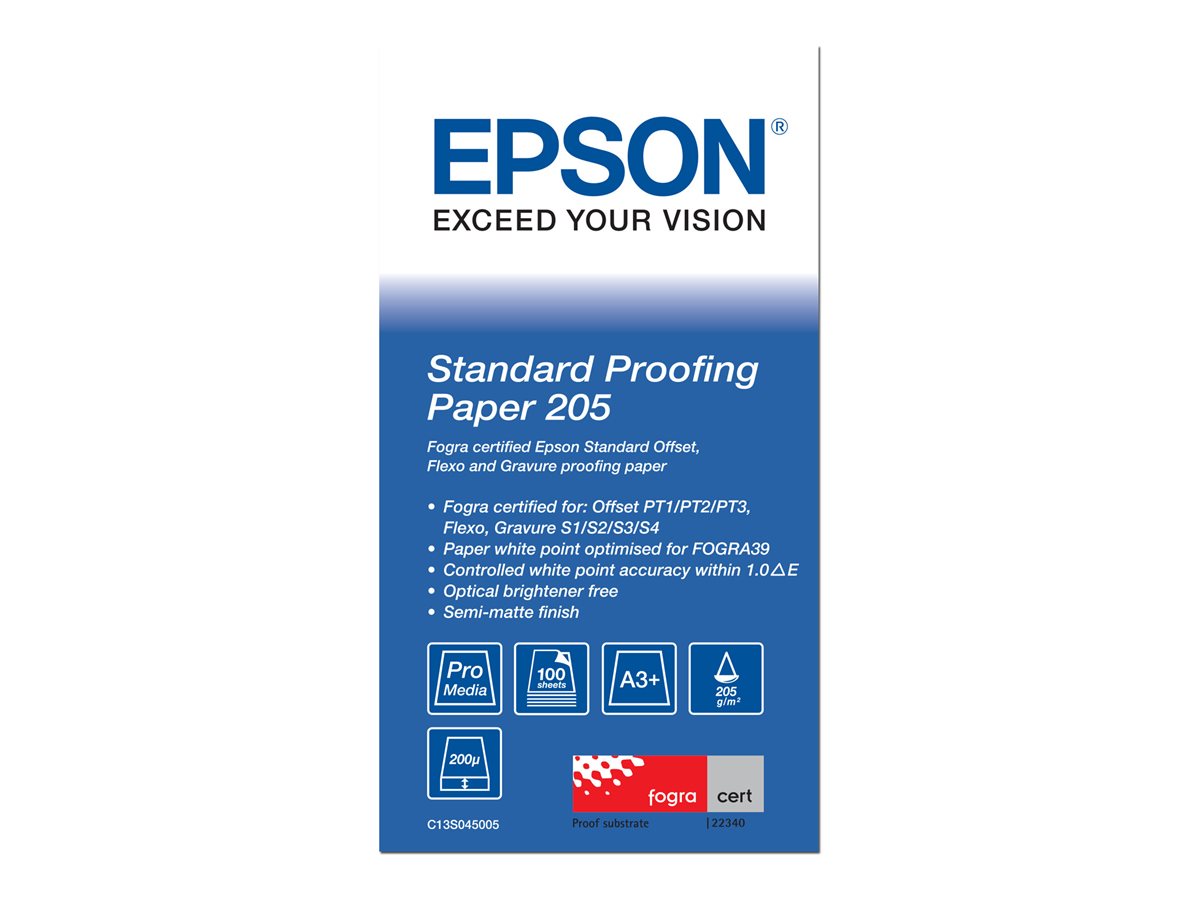 Epson Proofing Paper Standard - nátiskový papír - 100 listy - A3 Plus