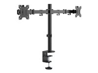 Vision VFM-DPD Monitor Desk Post mounting kit - for 2 LCD displays - black