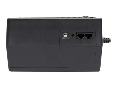 Tripp Lite UPS 600VA 325W Desktop Battery Back Up Compact 120V USB5-15P Standby 10 Outlet PC