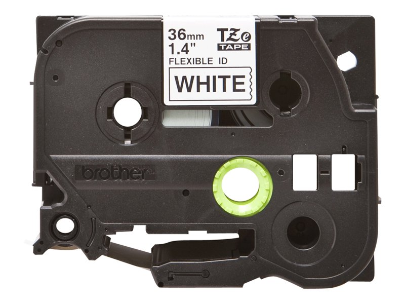 BROTHER TZEFX261 36mm Black on White FL