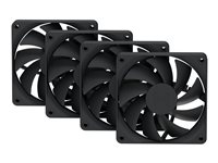 HYTE FA12 Fan 4-pack Sort 120 mm
