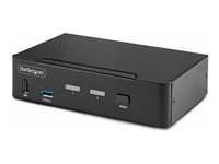 StarTech.com Switch KVM DisplayPort 2 Ports, 8K 60Hz, DP 1.4, 6 Ports USB