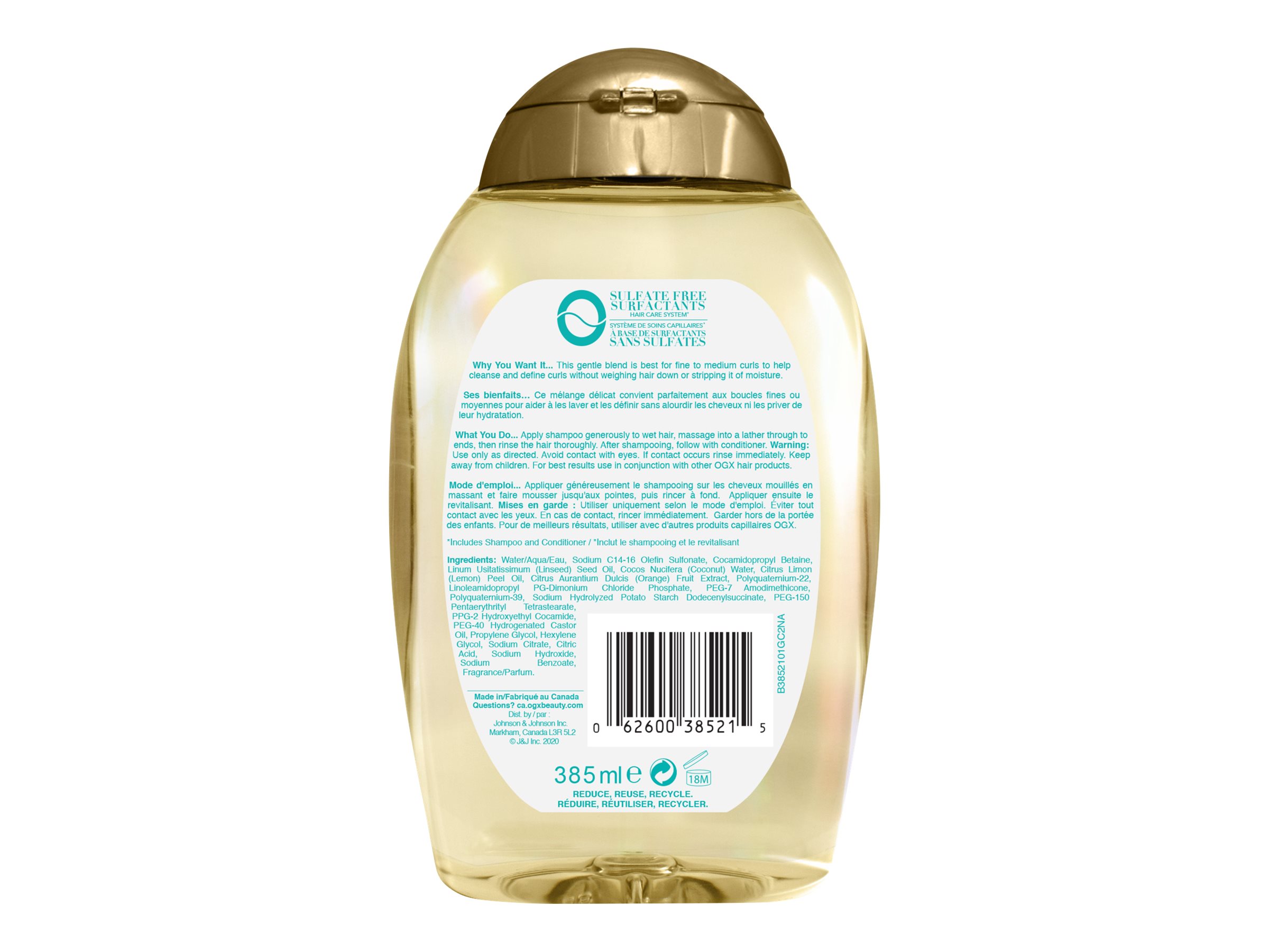 OGX Weightless Hydration + Coconut Water Shampoo