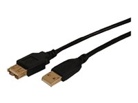 Comprehensive USB extension cable USB (F) to USB (M) USB 2.0 25 ft molded black