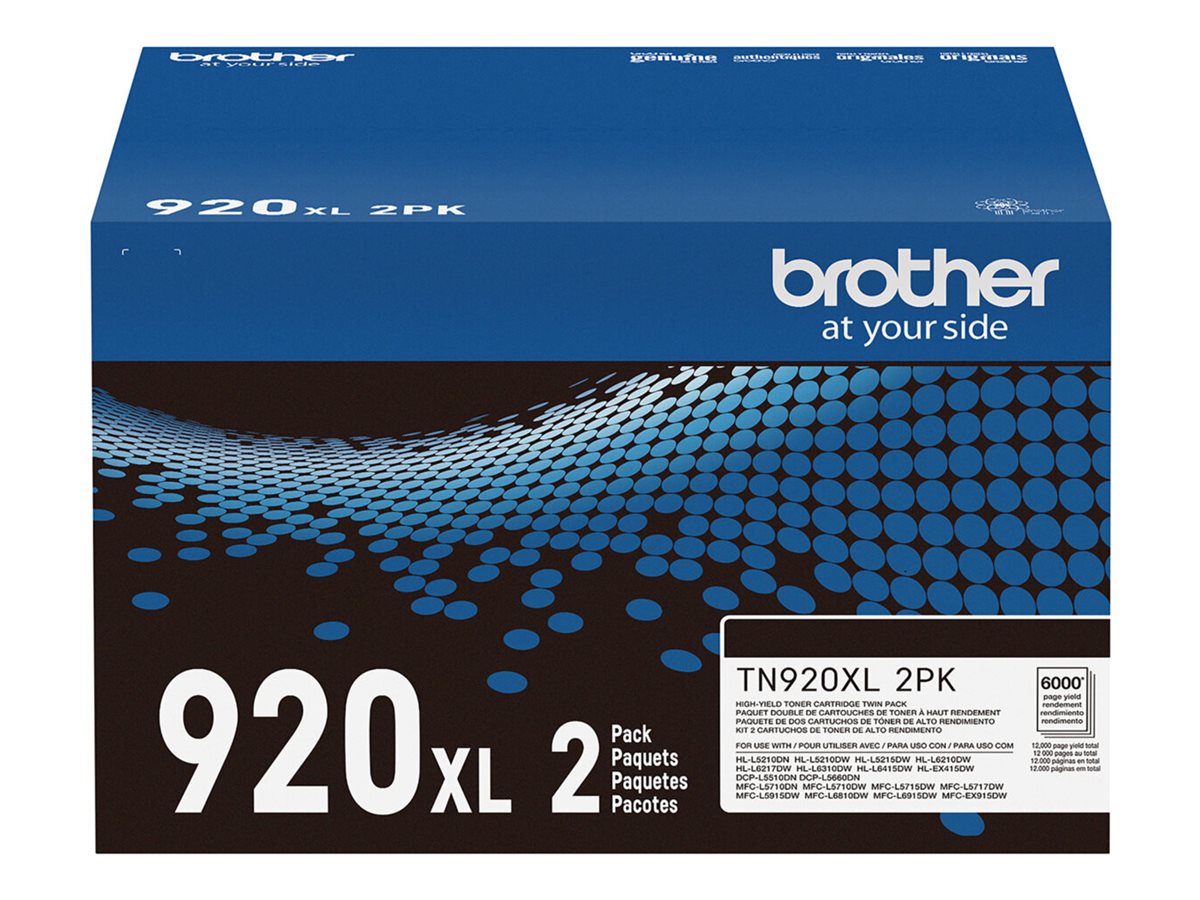 Brother TN920XL 2PK - 2-pack