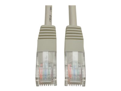 Tripp Lite 5ft Cat5e / Cat5 350MHz Molded Patch Cable RJ45 M/M Gray 5'