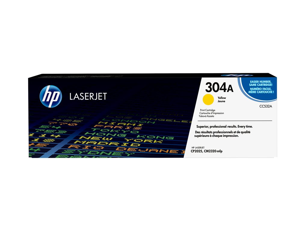 HP COLOR LASERJET CC532A YELLOW