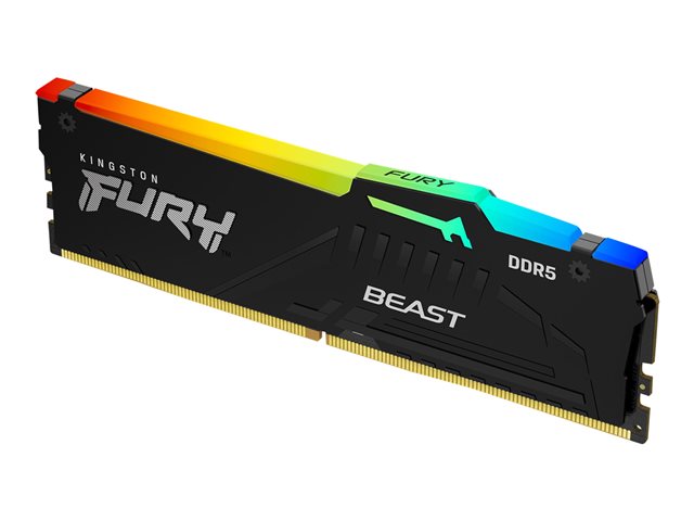 Kingston FURY DDR5 64GB (2x32GB) 6000MHz CL36 Beast Black RGB EXPO