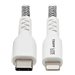 Eaton Tripp Lite Series Heavy-Duty USB-C to Lightning Sync/Charge Cable, MFi Certified