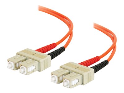 C2G SC-SC 62.5/125 OM1 Duplex Multimode Fiber Optic Cable (TAA Compliant)