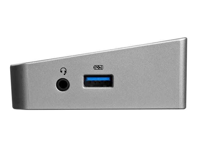 StarTech.com Triple Monitor USB 3.0 Laptop Docking Station - 4K HDMI, 2x DisplayPort - Universal USB Dock for Windows & Mac OS (10.14 & Above) (USB3DOCKH2DP)