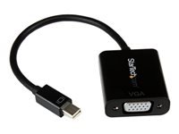 StarTech.com Adaptateur vidéo Mini DisplayPort 1.2 vers VGA - Convertisseur Mini DP vers HD15 - M/F - 1920 x 1200 - Noir