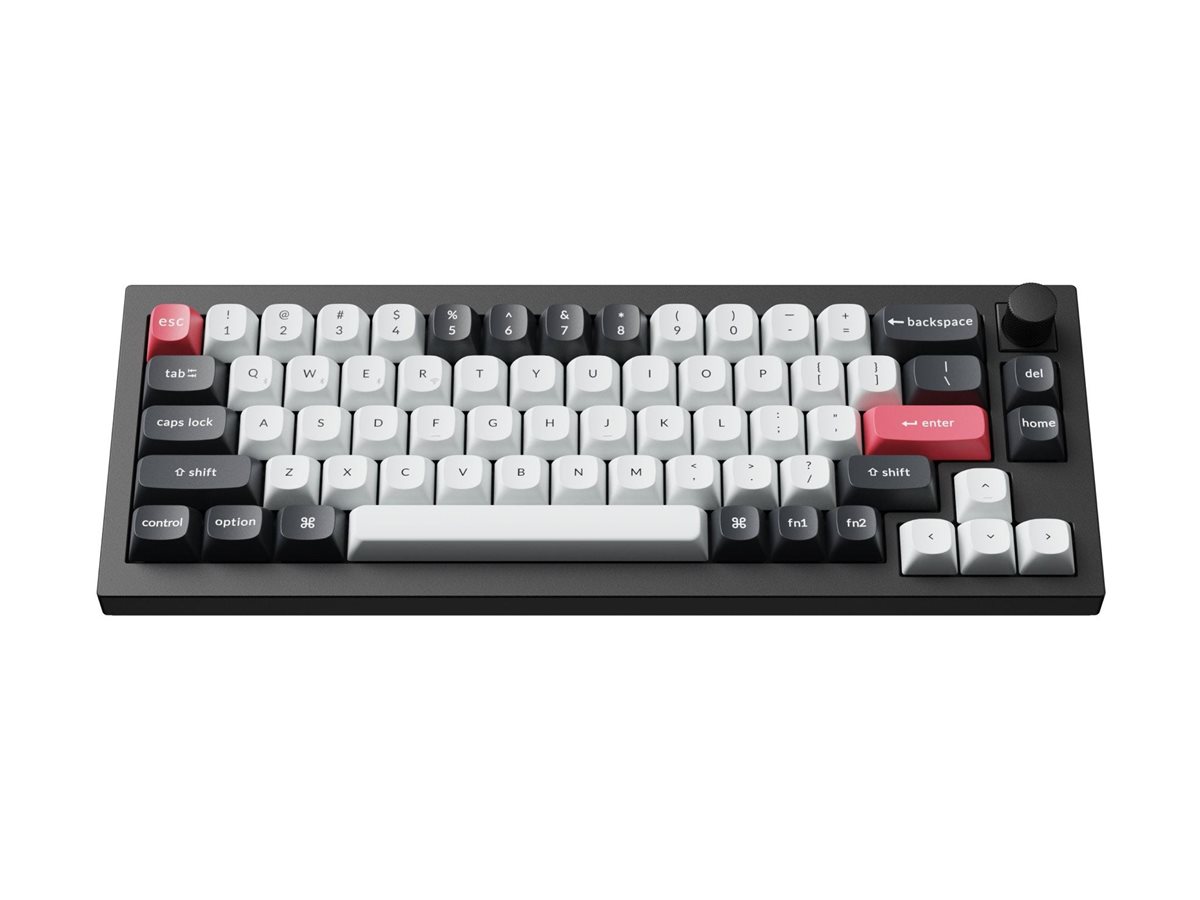 Keychron Q2 HE keyboard QMK custom fully assembled knob 65% carbon black Input Product shot Close-up 75800