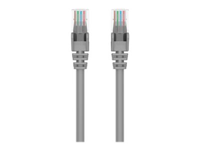 Belkin 20ft CAT6 Ethernet Patch Cable Snagless, RJ45, M/M, Gray