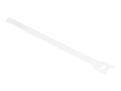 DELOCK Klett-Kabelbinder L 200 x B 12 mm weiß 10 Stück