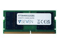 V7 DDR5 SDRAM 16GB 4800MHz CL40  Ikke-ECC SO DIMM 262-PIN
