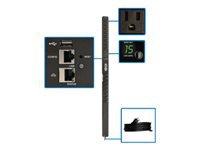 Eaton 1.4kW Single-Phase Monitored PDU with LX Platform Interface, 120V Outlets (16 5-15R), 10 ft. (3.05 m) Cord with 5-15P Plug, 0U, TAA