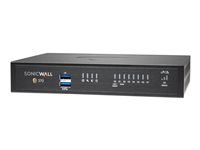 SonicWall TZ370 Threat Edition security appliance with 1 year TotalSecure GigE de