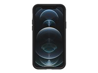 OtterBox Symmetry Series+ Beskyttelsescover Sort Apple iPhone 12, 12 Pro