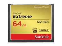 SanDisk Extreme - flash memory card - 64 GB - CompactFlash