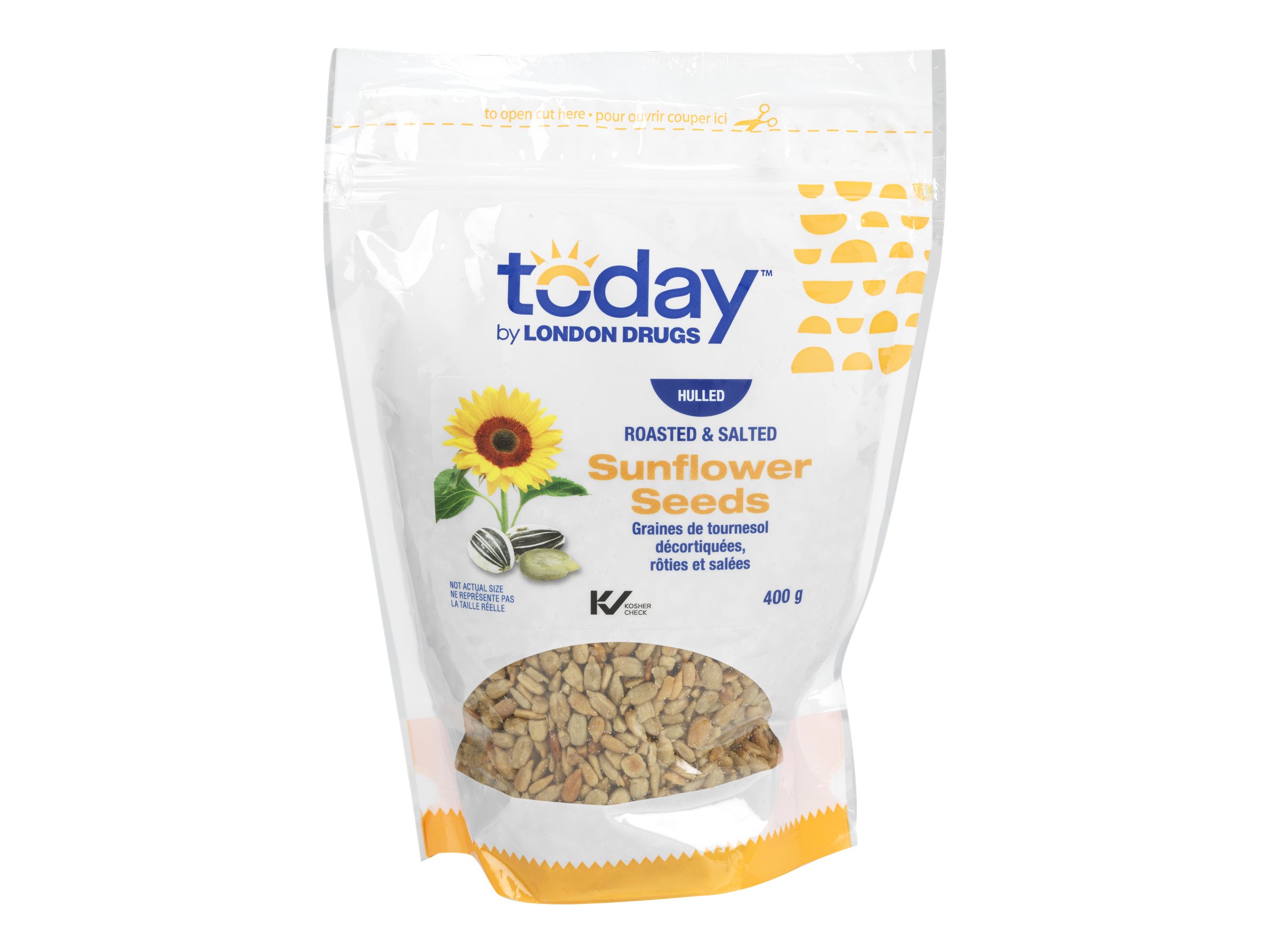 Today by London Drugs - Hulled Sunflower Seeds - Roasted & Salted - 400g