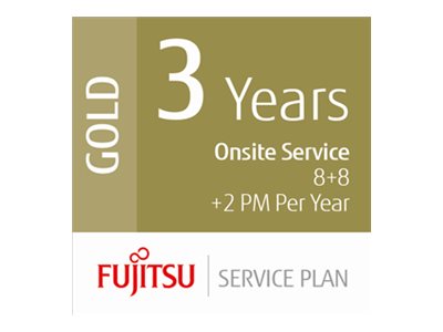 Fujitsu Scanner Service Program 3 Year Gold Service Plan for Fujitsu Mid-Volume Production Scanners 3år Reservedele og arbejdskraft