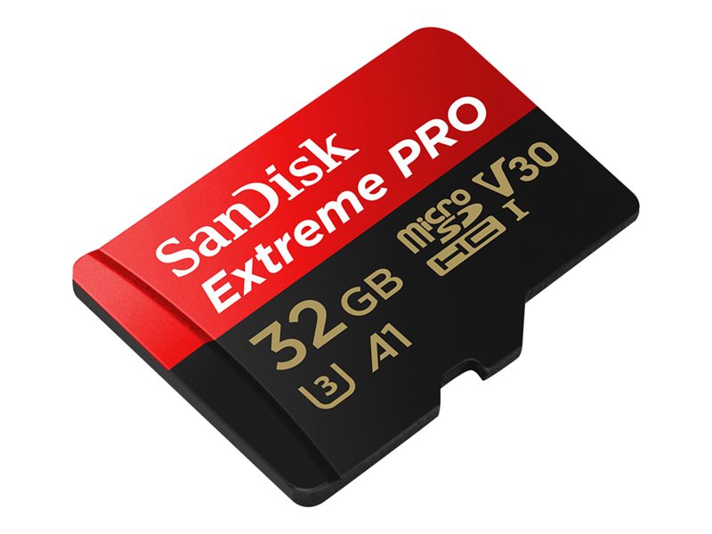 Test SanDisk Extreme microSDHC 32 Go UHS-I A1 V30 : une carte de  professionnel - Les Numériques
