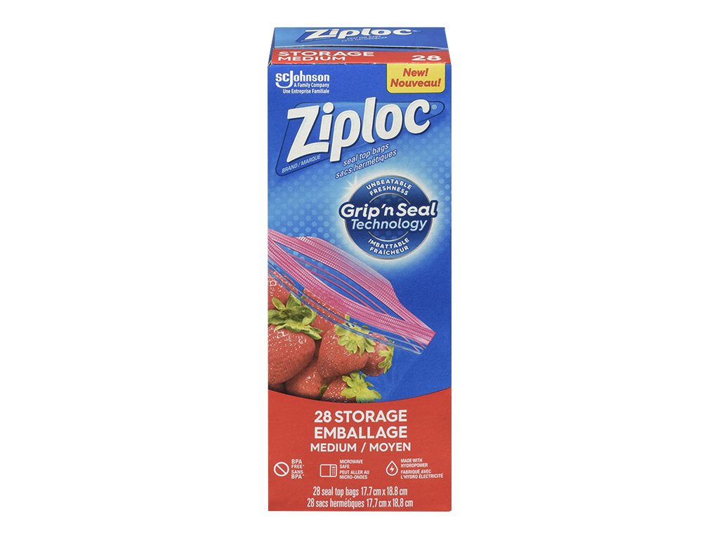 Ziploc Storage Bags - Regular - 28s