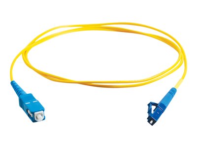 1M LC-SC 9/125 SPX OS1/2 SM PLN FBR-YW