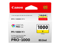 Canon PFI-1000 Y - yellow - original - ink tank