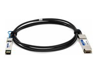 AddOn - Câble d'attache directe 10GBase - Conformité TAA - SFP+ pour QSFP+ 
