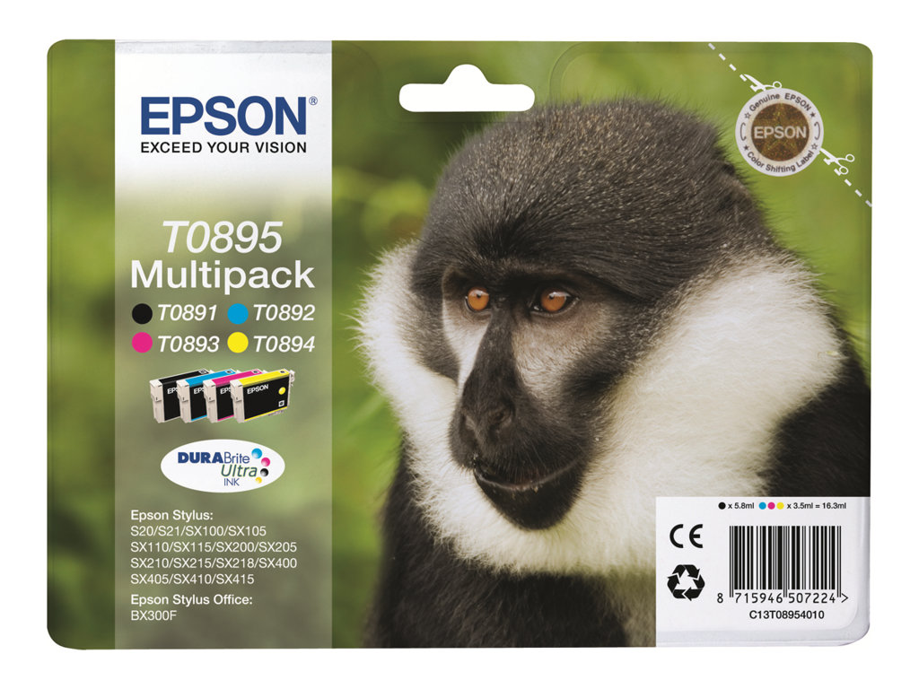 EPSON 2LB T0895 ink cartridge black w/s